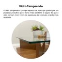 Ver imagem 6 de Mesa de Centro Tampo em Vidro Base em Tamburato 50mm Clear Artely Cinamomo