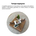 Ver imagem 7 de Mesa de Centro Tampo em Vidro Base em Tamburato 50mm Clear Artely Cinamomo