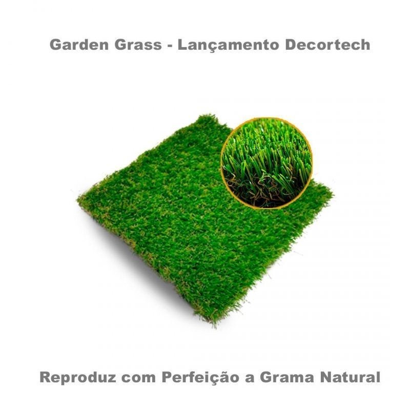 Grama Sintética Garden Grass Rolo Fechado 2,00 x 5,00m (10m²) - Lançamento - 2
