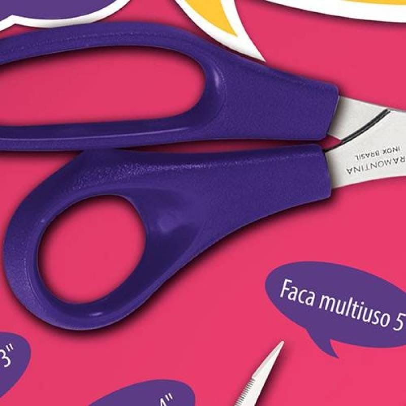 Conjunto De Facas Inox 10 Pcs Athus - Colorido - 3