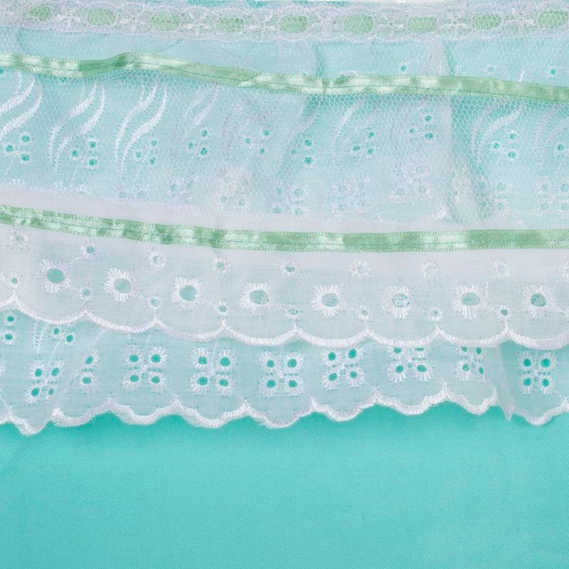 Rede de Dormir Infantil Berço Verde Bebê - 3