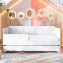 Ver imagem 4 de Berço Duplo para Gêmeos Coleção Sol e Mar Divicar Branco