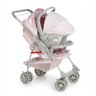 Kit Carrinho Bebê Milano Galzerano Rosa Bebê e Bebê Conforto - 1