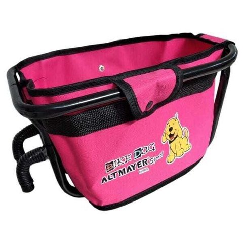 Cadeirinha Cestinha Bike Dog para Bike Pink Altmayer AL-178