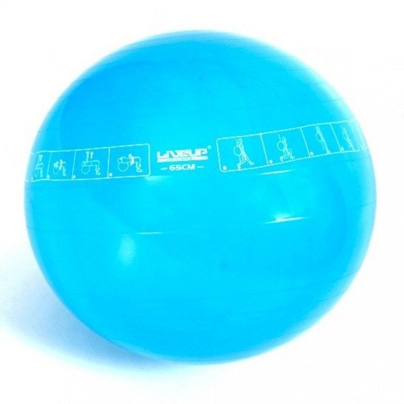 Bola Suíça para Pilates 65 CM Azul LIVEUP LS3577 - 2