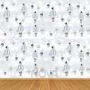 Ver imagem 1 de Papel de Parede Infantil Baby Mickey 1m²