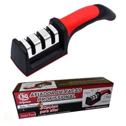 Amolador Afiador de Facas 3 Opções de Afiar Profissional - 1