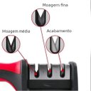 Ver imagem 3 de Amolador Afiador de Facas 3 Opções de Afiar Profissional