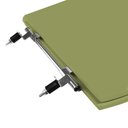 Ver imagem 4 de Assento Sanitário Poliéster para Louça Stylus (celite) Aço (reb. Oculto) Verde Itapoã