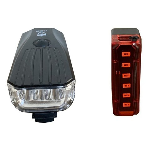 Lanterna Bike Sinalizador Traseiro Farol Recarregavel Lt8536 Luuk Young