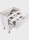Ver imagem 4 de Gabinete para Banheiro com Espelheira 60cm Mdf Branco Milano - On Móveis