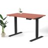 Mesa Ergonômica Regulagem de Altura Elétrica 2 Motores Tampo Rosa 120x80cm - Wp Connect Mesa Elétric - 1