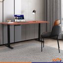Ver imagem 2 de Mesa Ergonômica Regulagem de Altura Elétrica 2 Motores Tampo Rosa 120x80cm - Wp Connect Mesa Elétric