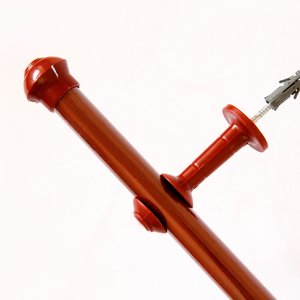 Varão Para Cortina Mogno 1,50 Metros 19Mm Simples