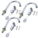 Ver imagem 1 de Torneira Valvula Pedal Acionamento Pes Kit 3 Uni sem Maos Pia Hospital Laboratorio Medico Banheiro C