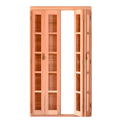 Porta de Madeira Veneziana 216cmx160cmx14cm PE541 Esel - 7