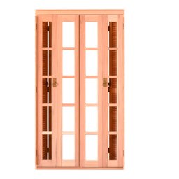 Porta de Madeira Veneziana 216cmx160cmx14cm PE541 Esel - 2