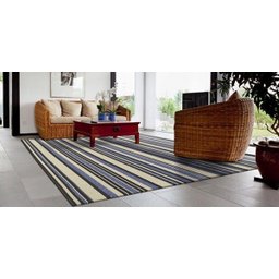 Tapete Bali Listra 72/83 Azul 1,00x1,50cm São Carlos - 2