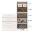 Ver imagem 2 de CÔMODA BELIZE PLUS - ALBATROZ - Branco
