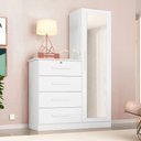 Ver imagem 3 de CÔMODA BELIZE PLUS - ALBATROZ - Branco