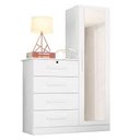 Ver imagem 1 de CÔMODA BELIZE PLUS - ALBATROZ - Branco