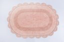 Ver imagem 1 de Tapete Croche Oval 60 x 90 Coral Kacyumara