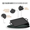 Ver imagem 2 de Chapa Retangular 50x35cm Ferro Fundido Panela Mineira