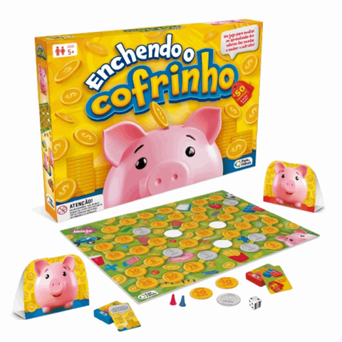 Jogo Enchendo o Cofrinho Educação Financeira Infantil