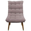 Ver imagem 5 de Kit 2 Poltronas para Sala Decorativa Consultório Clínica Recepção Salão Manicure Sufler Decorativa L