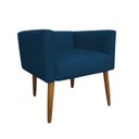 Ver imagem 1 de Banco Decorativo Nina Suede Azul Royal - Dominic Decor