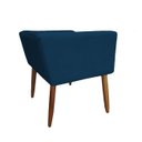 Ver imagem 2 de Banco Decorativo Nina Suede Azul Royal - Dominic Decor