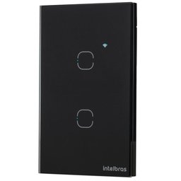 Interruptor Smart Wi-Fi Touch 2 Teclas EWS 1002 Preto Intelbras - 3