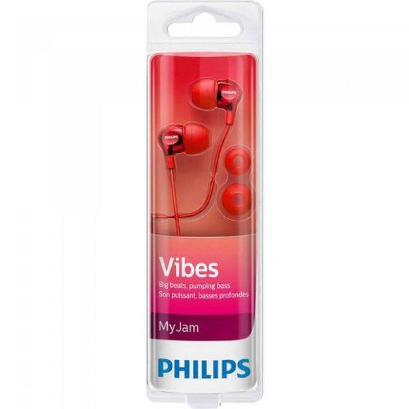 Fone de Ouvido In-Ear Myjam Vibes Vermelho She3700Rd/00 - Philips - 2