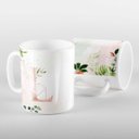 Ver imagem 1 de Caneca Letras Iniciais L Rose