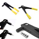 Ver imagem 5 de Alicate Rebitador Profissional Rebitadeira Manual com 4 Bicos Consertos e Reparos em Geral