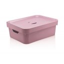 Ver imagem 1 de Caixa Organizadora Cube M com Tampa Rosa Cc350 ou