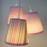Lustre Pendente Poá e Listras Menina Crie Casa Rosa - 3