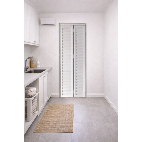 Porta Camarão Alumínio Branco Lado Esquerdo 210x100 Linha 25 Esmeralda