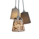 Ver imagem 1 de Lustre Pendente Bebê Cavalinho Dim Dom Crie Casa Bege e Marrom