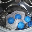 Ver imagem 7 de Kit 8 Esferas de Secagem Dryer Balls Bolas para Secar Roupas Secadora Log Ordene Azul