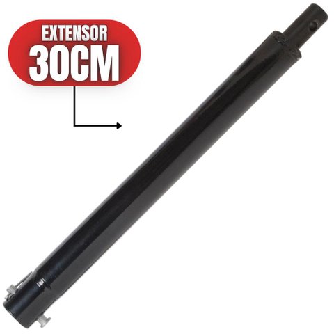 Extensor Prolongador 30cm Com Pino Trava Para Perfurador de Solo Vonder, Toyama e Kawashima