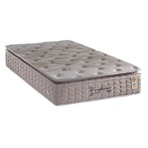 Colchão Solteirão Molas Ensacadas Masterpocket Confiance Visco Pillow Top (96x203x32) - D Angelis