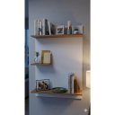 Ver imagem 2 de Prateleira Decorativa Moderna Multiuso em MDP/MDF - Painel Decorativo Home Office - Cantinho da
