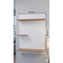 Ver imagem 4 de Prateleira Decorativa Moderna Multiuso em MDP/MDF - Painel Decorativo Home Office - Cantinho da