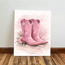Ver imagem 5 de Kit 3 Quadro Decorativo Cavalo Cowboy Menina Rosa Moderno Qualidade Premium 28x20cm