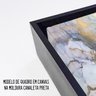 Quadro Abstrato Mármore Grande Para Sala Decorativos - KIT COM 3 QUADROS DE 120 X 80 CM CADA - MOLDU - 5