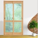 Ver imagem 2 de Kit Porta de Madeira Correr Pe621 Gold Esel 216 x 200 x 12cm
