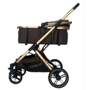 Ver imagem 4 de Carrinho Pet Europeu Unique Cães/gatos 3em1 Inmetro Marrom:marrom