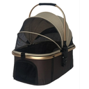 Ver mais imagens de Carrinho Pet Europeu Unique Cães/gatos 3em1 Inmetro Marrom:marrom