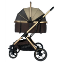 Ver imagem 2 de Carrinho Pet Europeu Unique Cães/gatos 3em1 Inmetro Marrom:marrom